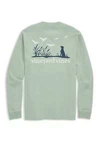 Men's Marsh Dog Long Sleeve Graphic T-Shirt