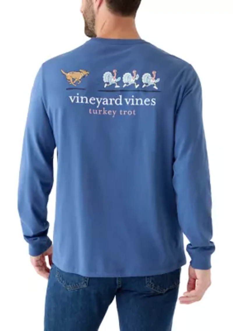 Men's Turkey Trot Long Sleeve Graphic T-Shirt