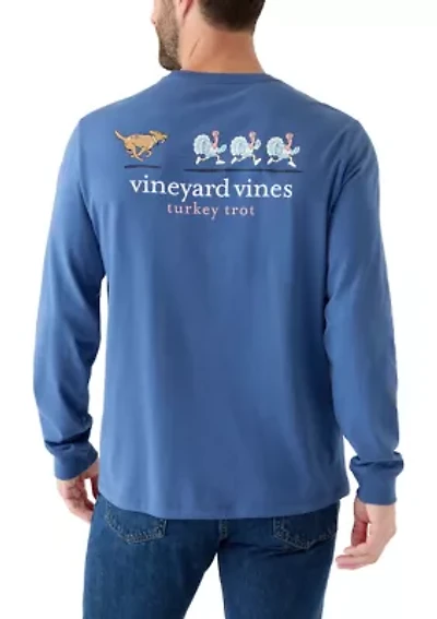 Men's Turkey Trot Long Sleeve Graphic T-Shirt
