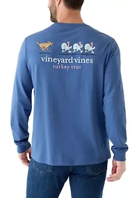 Men's Turkey Trot Long Sleeve Graphic T-Shirt