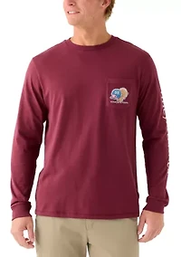 Men's Graphic Football Turkey Whale Long Sleeve T-Shirt