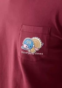 Men's Graphic Football Turkey Whale Long Sleeve T-Shirt