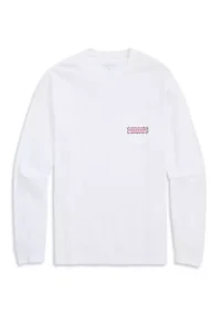 Long Sleeve String Lights Pup Graphic T-Shirt