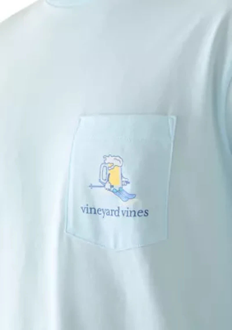 Brew Ski Time Long-Sleeve Pocket T-Shirt