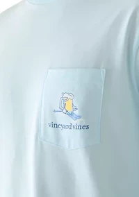 Brew Ski Time Long-Sleeve Pocket T-Shirt