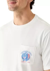Men's USA Golfer Short Sleeve Pocket T-Shirt