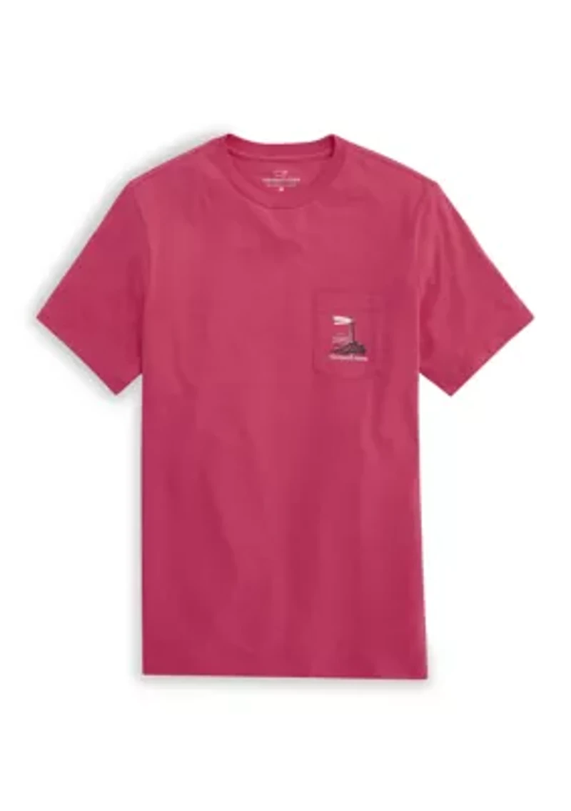 Short Sleeve Lighthouse at Dusk Graphic T-Shirt