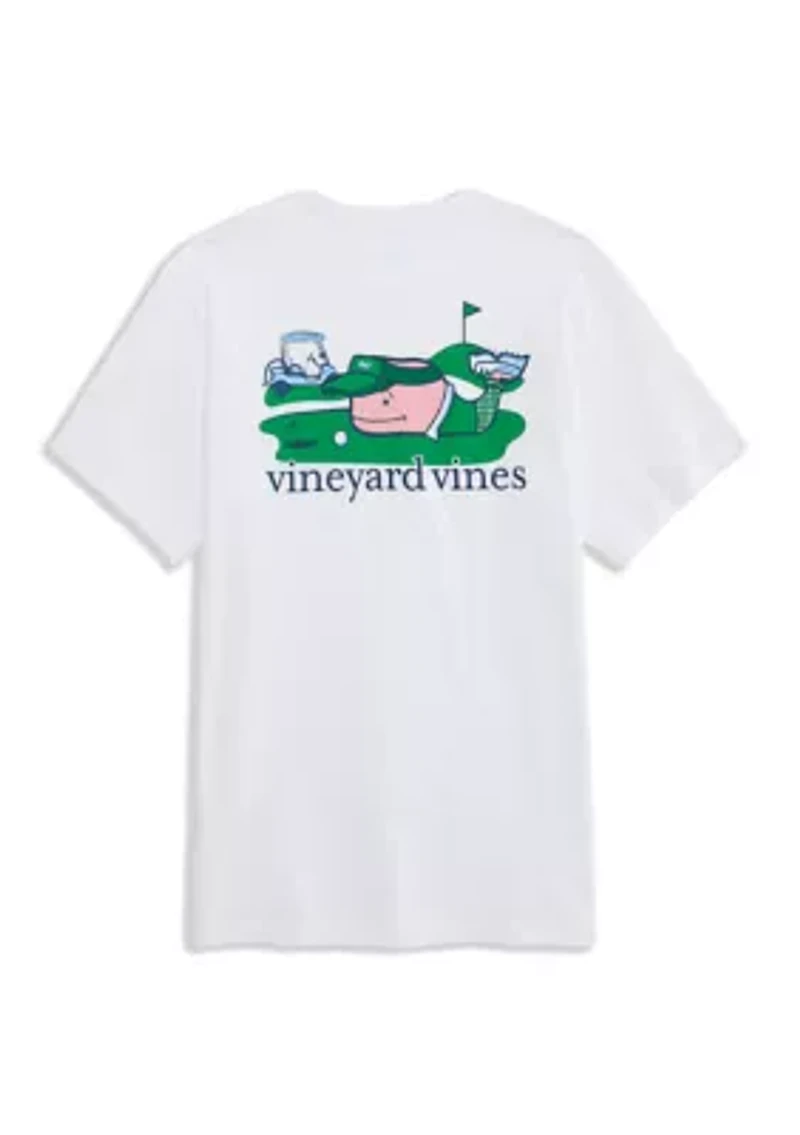 Men's Golfer Whale Pocket T-Shirt