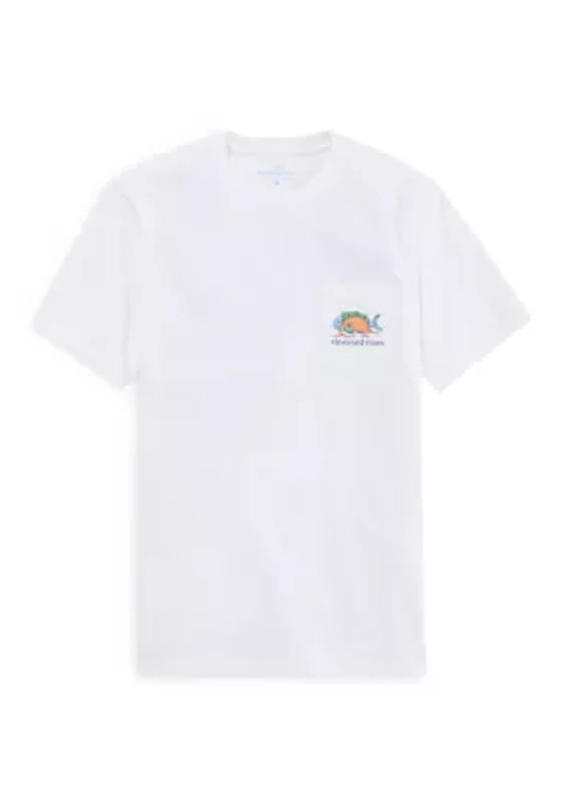 Men's Fish Taco on the Beach Short Sleeve Shirt