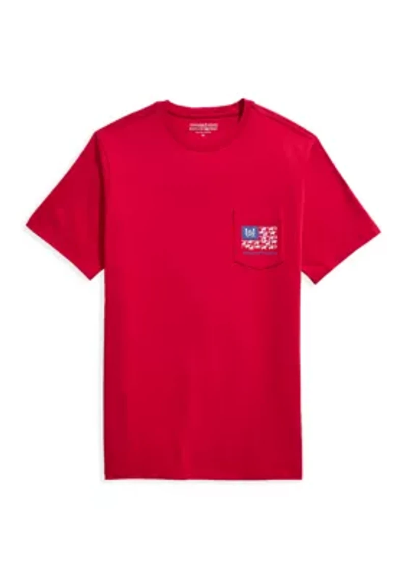 Men's American Flag Graphic T-Shirt