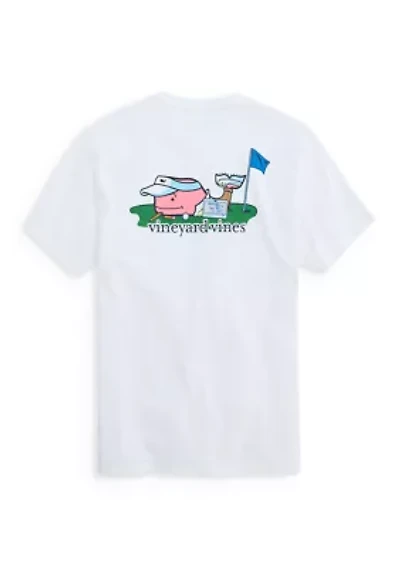Men's Golf Whale Graphic T-Shirt