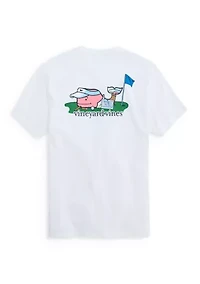Men's Golf Whale Graphic T-Shirt