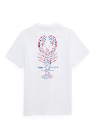 Men's Lobster Short Sleeve Pocket Shirt