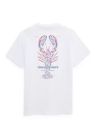 Men's Lobster Short Sleeve Pocket Shirt