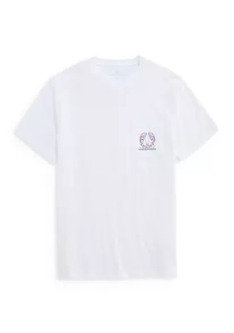 Men's Lobster Short Sleeve Pocket Shirt