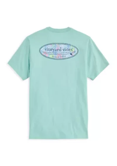 Men's Drift Dye Florita Palm Surf Graphic T-Shirt
