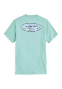 Men's Drift Dye Florita Palm Surf Graphic T-Shirt