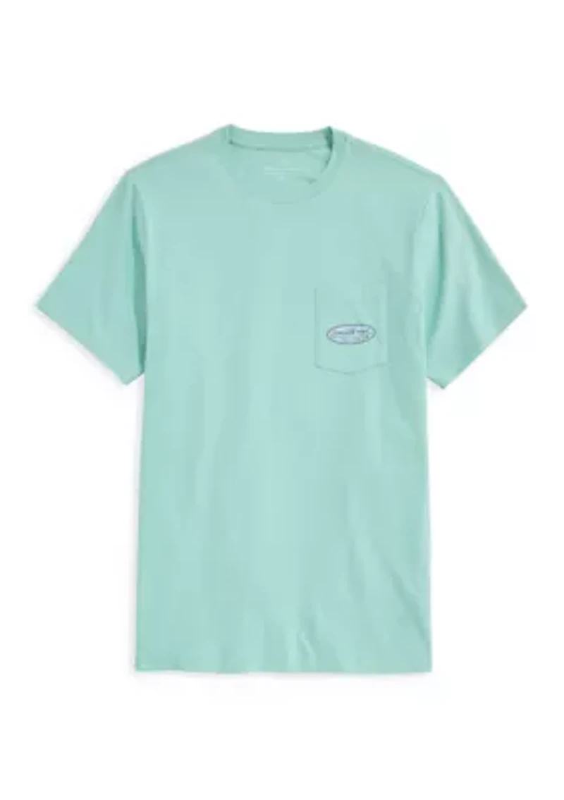 Men's Drift Dye Florita Palm Surf Graphic T-Shirt