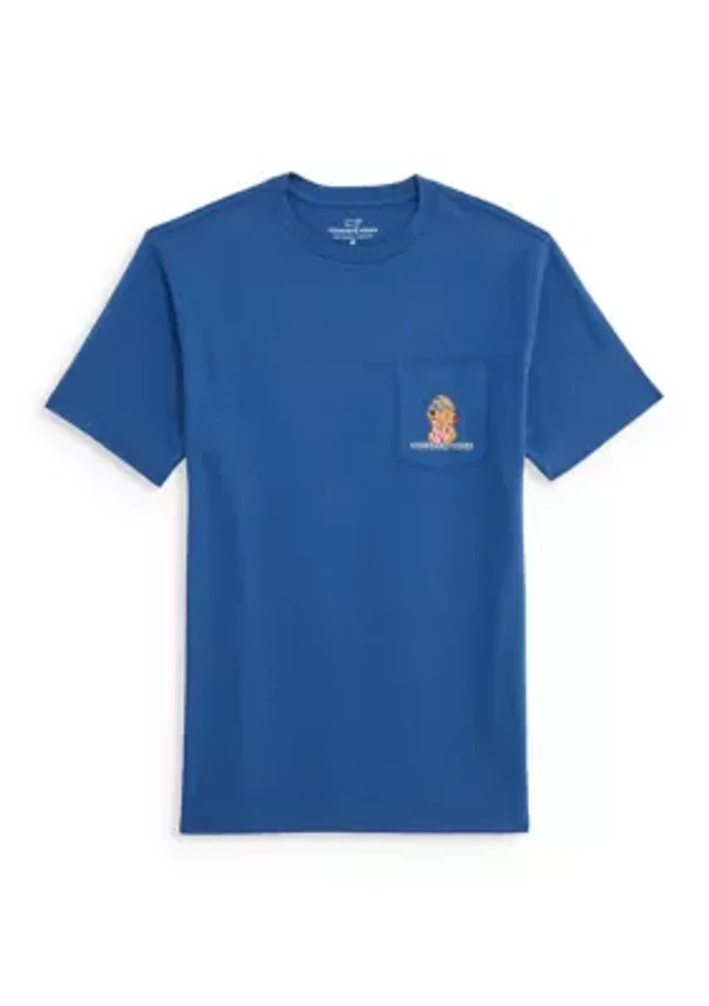Men's America Dog Graphic T-Shirt