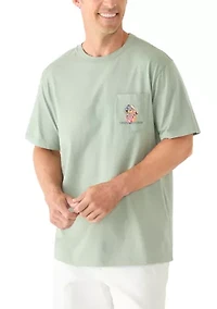 Men's America Dog Graphic T-Shirt