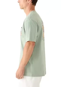 Men's America Dog Graphic T-Shirt