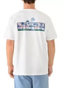 Men's Sunset Golf Logo Graphic T-Shirt