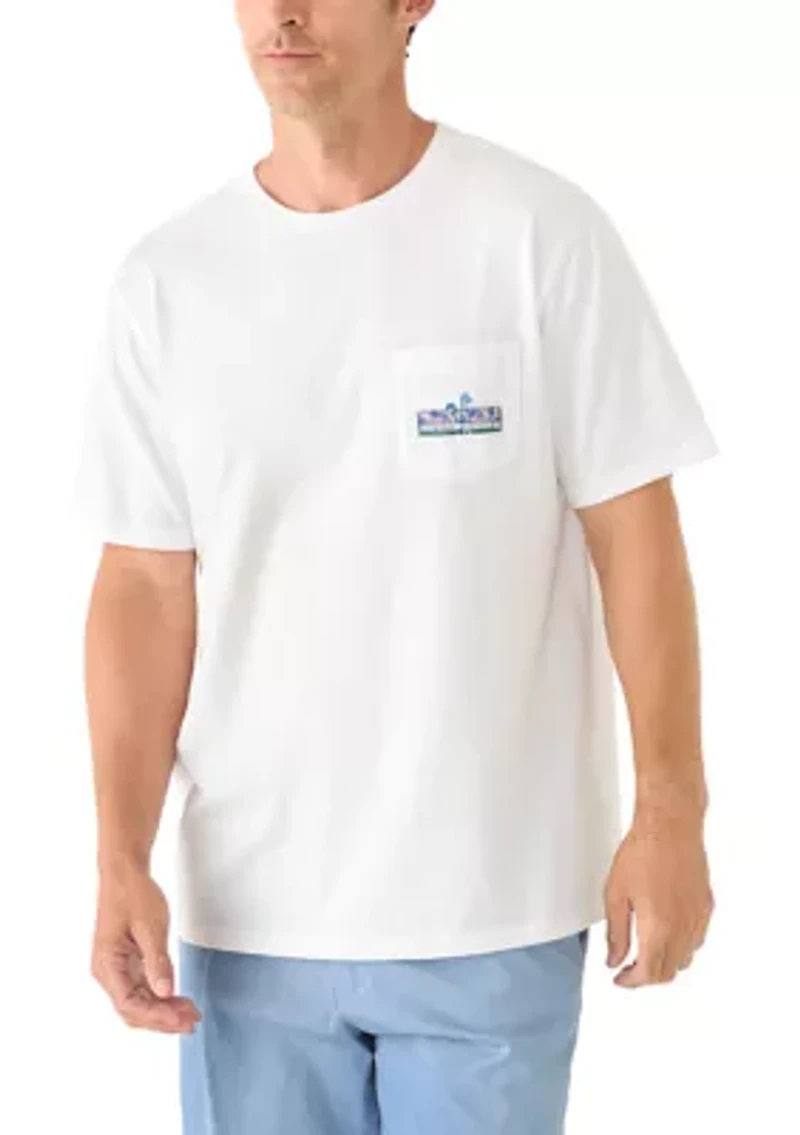 Men's Sunset Golf Logo Graphic T-Shirt