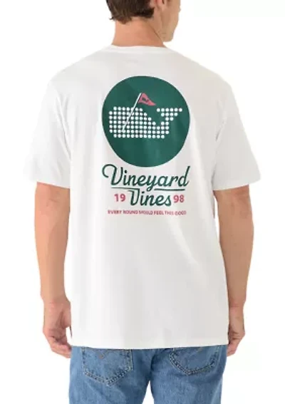 Men's Golf Ball Whale Graphic T-Shirt