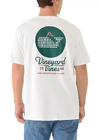 Men's Golf Ball Whale Graphic T-Shirt