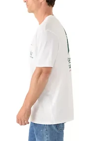 Men's Golf Ball Whale Graphic T-Shirt