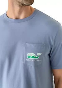 Men's Golfers Whale Graphic T-Shirt