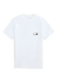 Men's Bald Eagle Whale Graphic T-Shirt