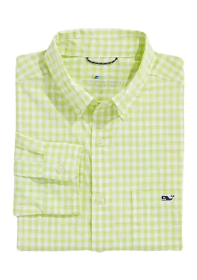 On-The-Go Nylon Gingham Shirt