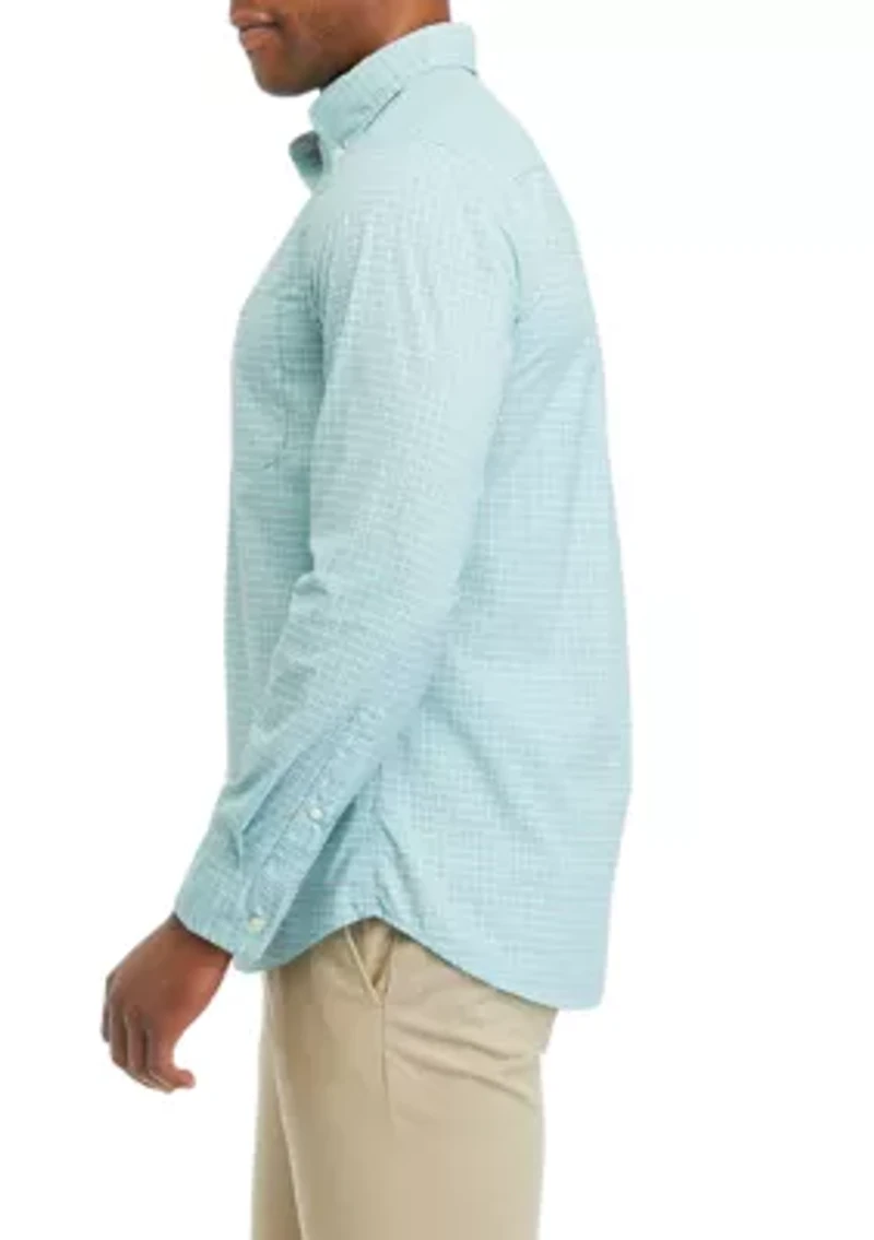 Men's On the Go Nylon Check Shirt