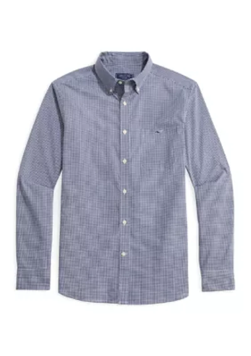 Anegada Gingham Perfect Wash Poplin Shirt