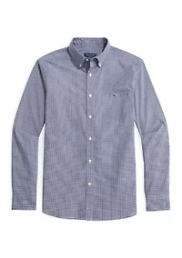 Anegada Gingham Perfect Wash Poplin Shirt