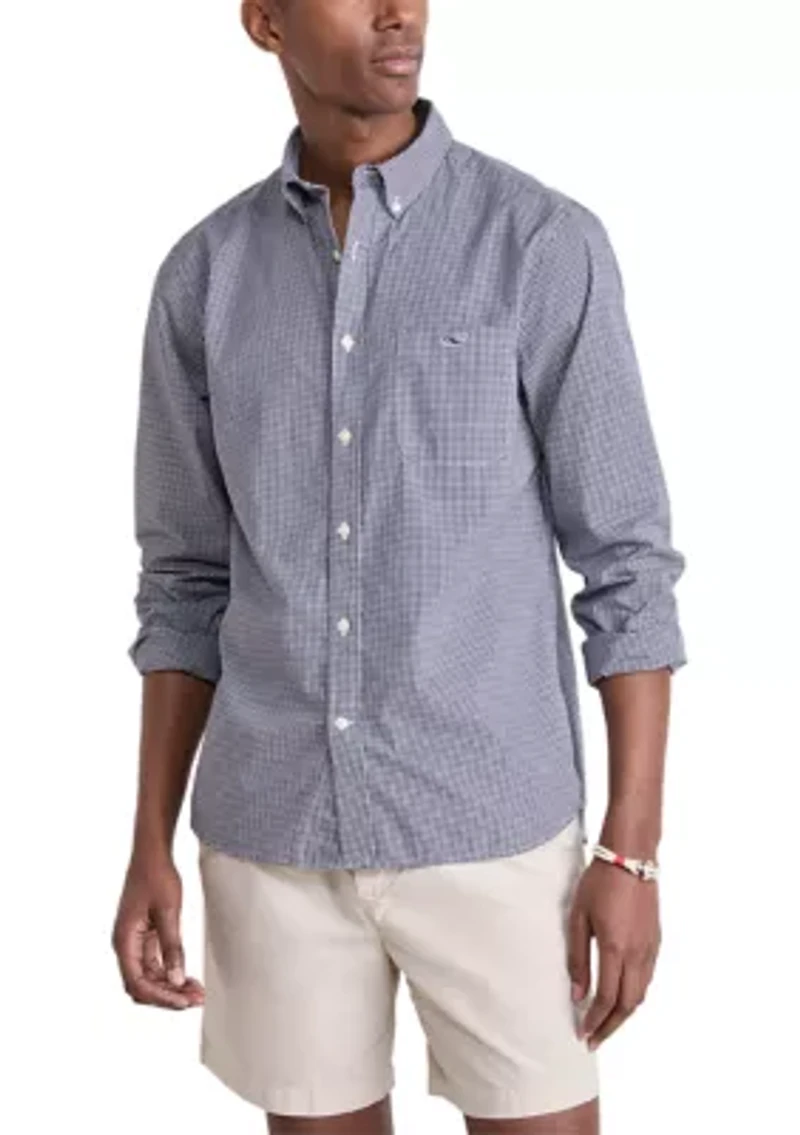 Anegada Gingham Perfect Wash Poplin Shirt