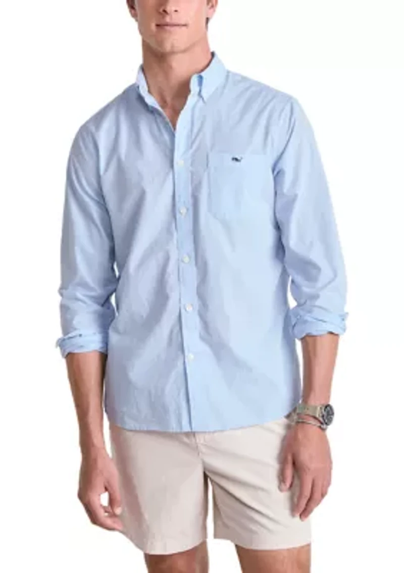 Anegada Gingham Perfect Wash Poplin Shirt