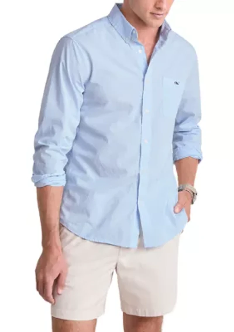 Anegada Gingham Perfect Wash Poplin Shirt