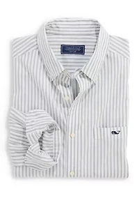 Seabird Stripe Perfect Wash Poplin Shirt