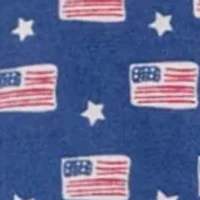 Men's Flags Stars Cotton Madras Short Sleeve Shirt