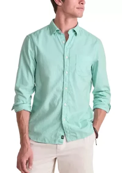 Men's Cisco Solid Island Slub Shirt