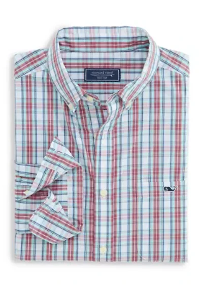 Men's Wavecrest Plaid Perfect Wash Poplin Shirt