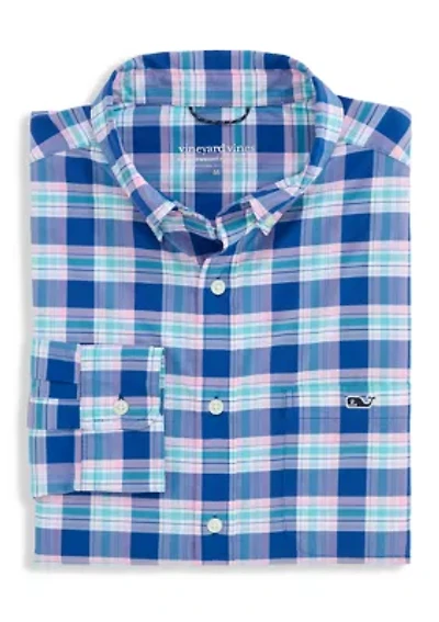 Men's Coconut Key Plaid Featherweight Performance Shirt