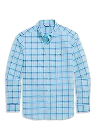 Men's Coconut Key Plaid Featherweight Performance Shirt