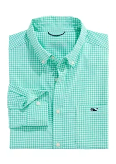 Men's Coral Reef Gingham Featherweight Performance Shirt