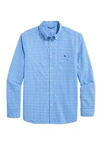 Lemon Shark Gingham Featherweight Long Sleeve Shirt