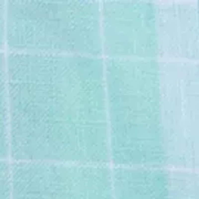 Men's Button Down Collared Plaid Linen Shirt