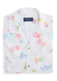 Men's Sea The Keys Seabreeze Print Shirt