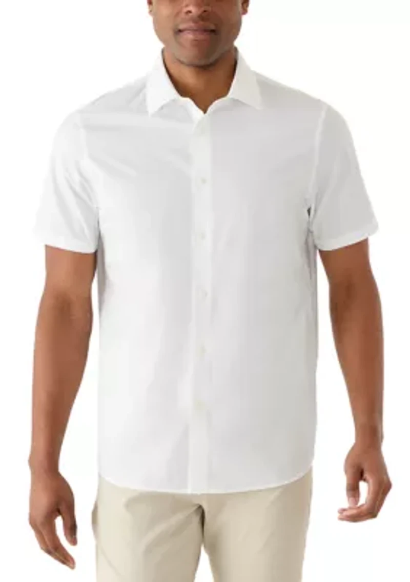 Men's Solid Button Down Shirt